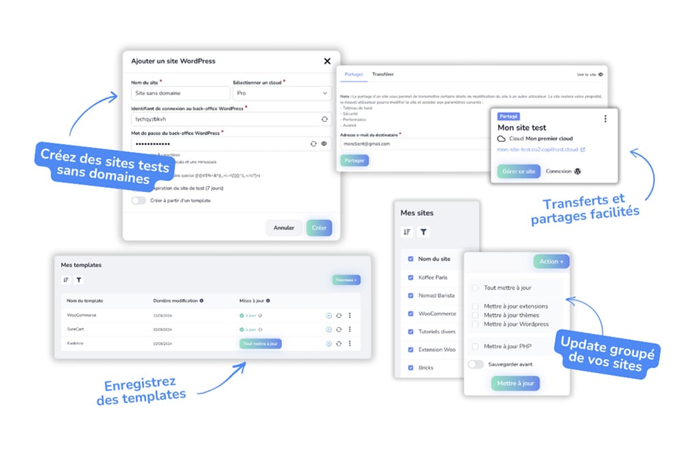 herbergement wordpress fiable